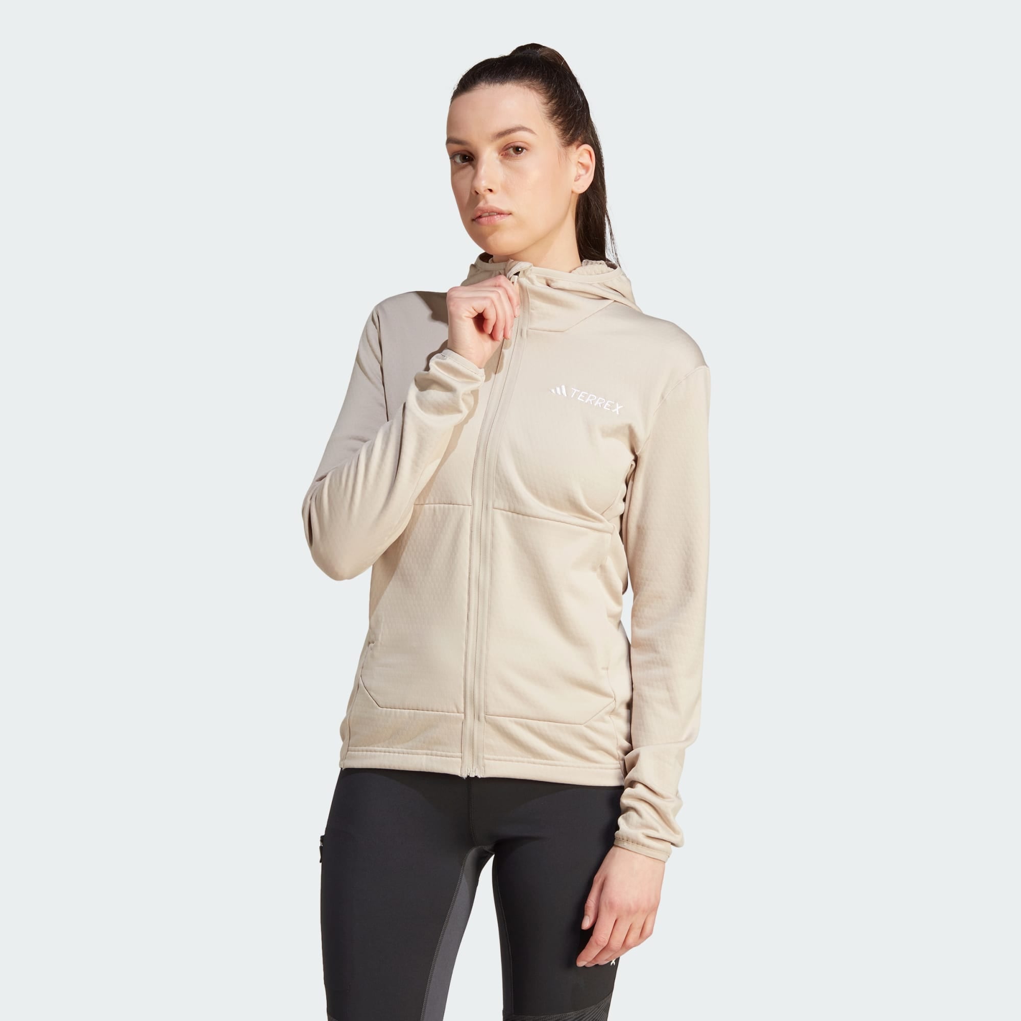 adidas Terrex Terrex Xperior Light Fleece Hooded Jacket (9000157487_69529)