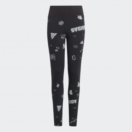 adidas Brand Love Allover Print Leggings Kids