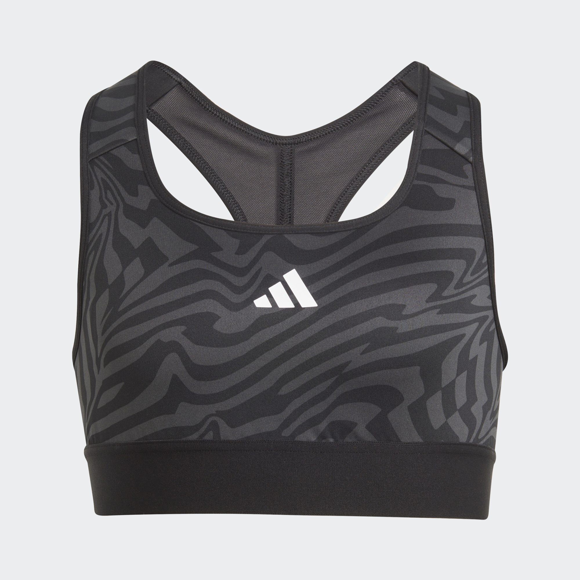 adidas AEROREADY Powerreact Print Padded Sports Bra Kids (9000157523_71337)