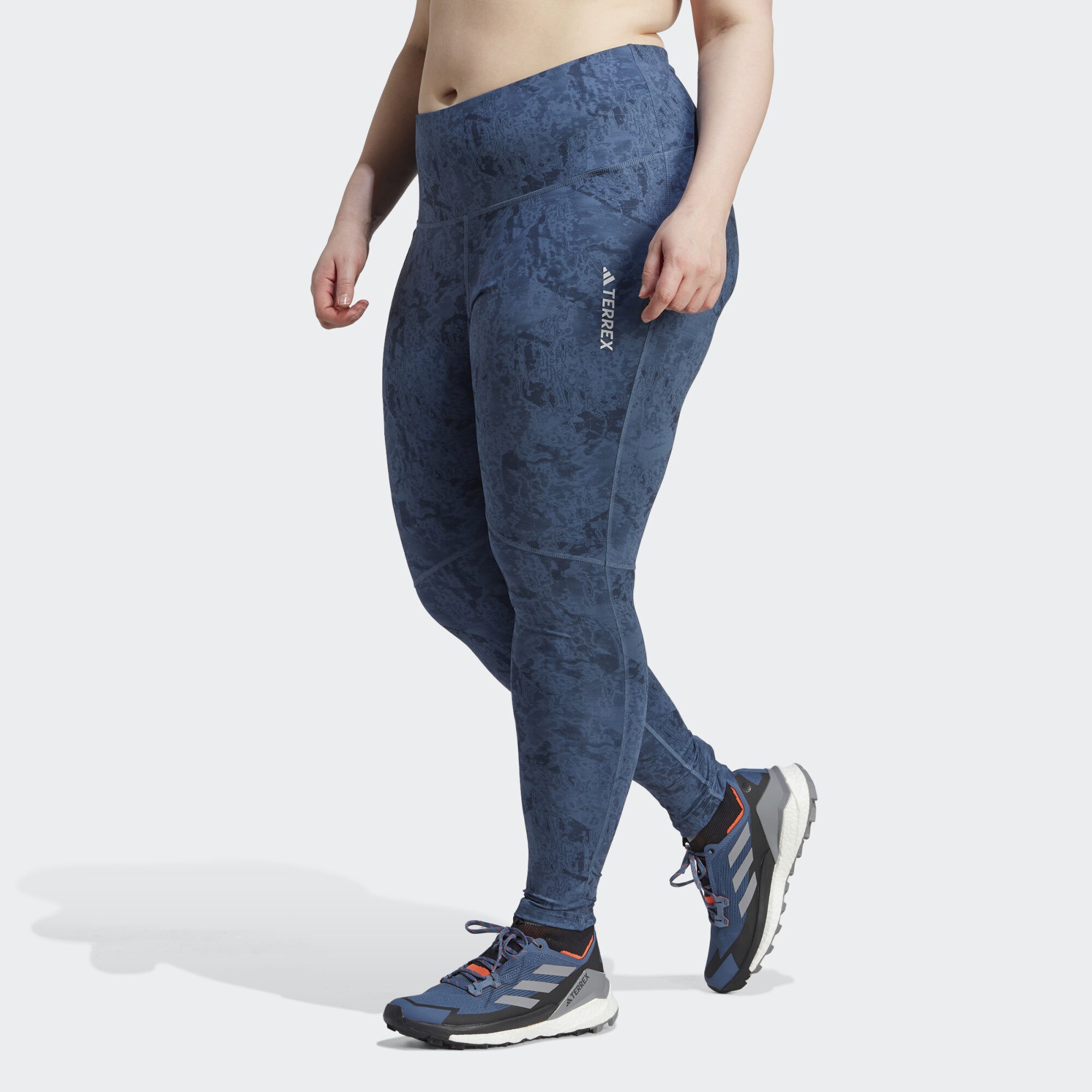 adidas Terrex Terrex Multi Allover Print Leggings (Plus Size) (9000157593_65902)