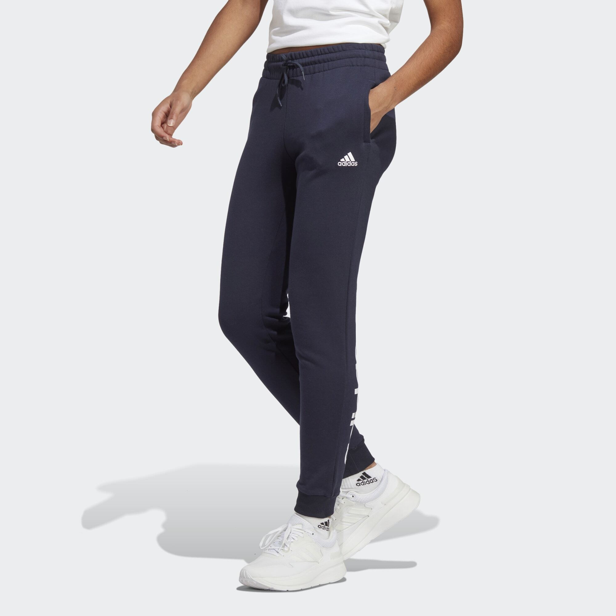 adidas Essentials Linear French Terry Cuffed Pants (9000157594_24222)