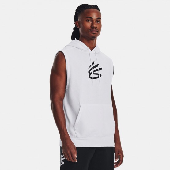 Grey nike sleeveless hoodie on sale