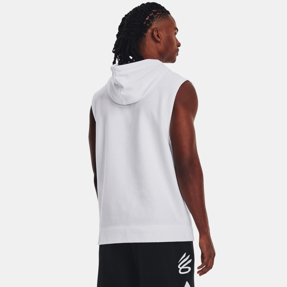 Under Armour Curry Fleece Ανδρική Αμάνικη Μπλούζα με Κουκούλα