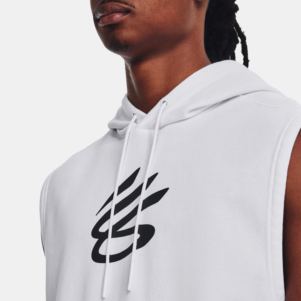 Under Armour Curry Fleece Ανδρική Αμάνικη Μπλούζα με Κουκούλα