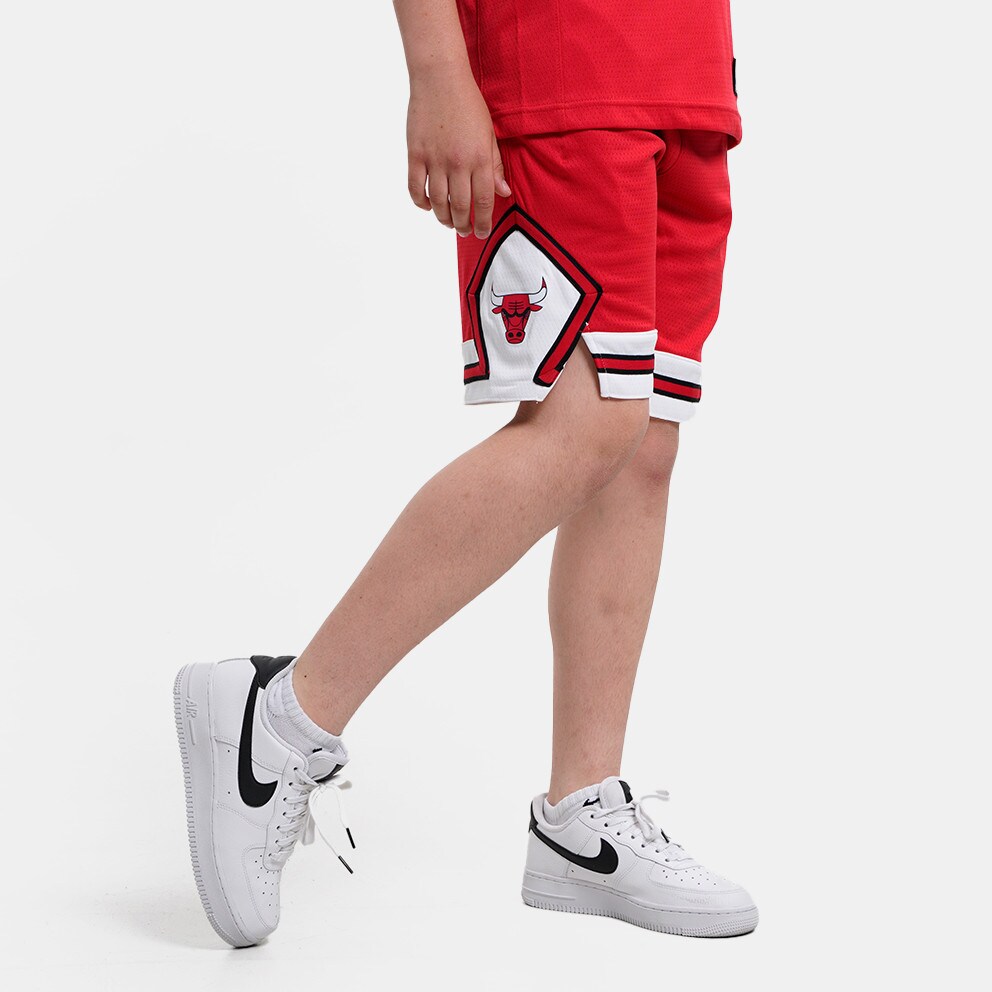 Red Nike NBA Chicago Bulls Shorts Junior