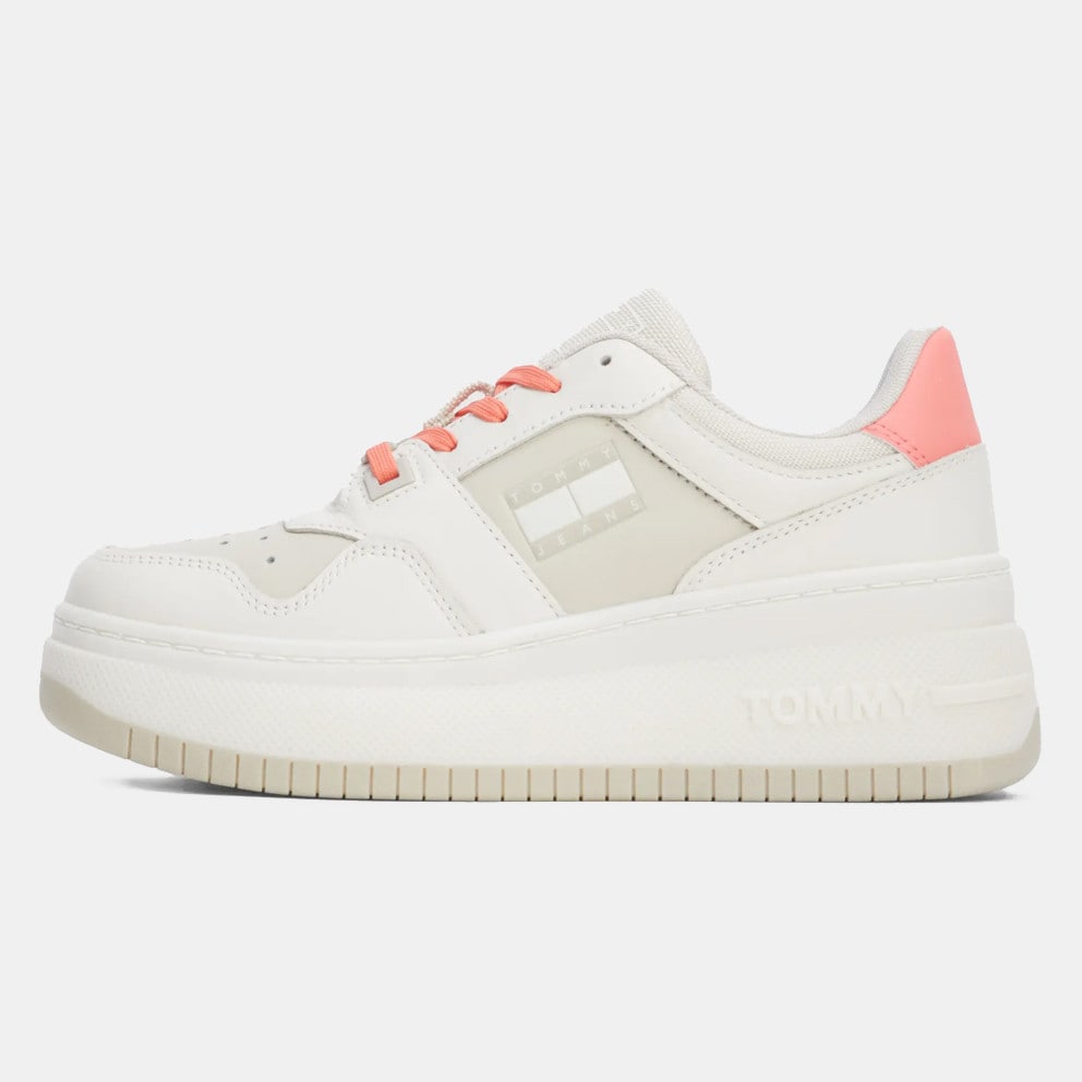 Tommy Jeans Retro Flatform Mix Women's White - YBI - Klassische Tommy Hilfiger