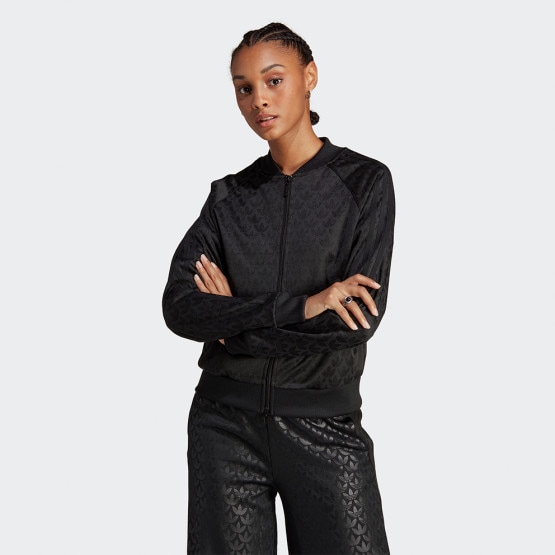 Veste Adidas Originals Jacket Noir et Or trefoil Femme style