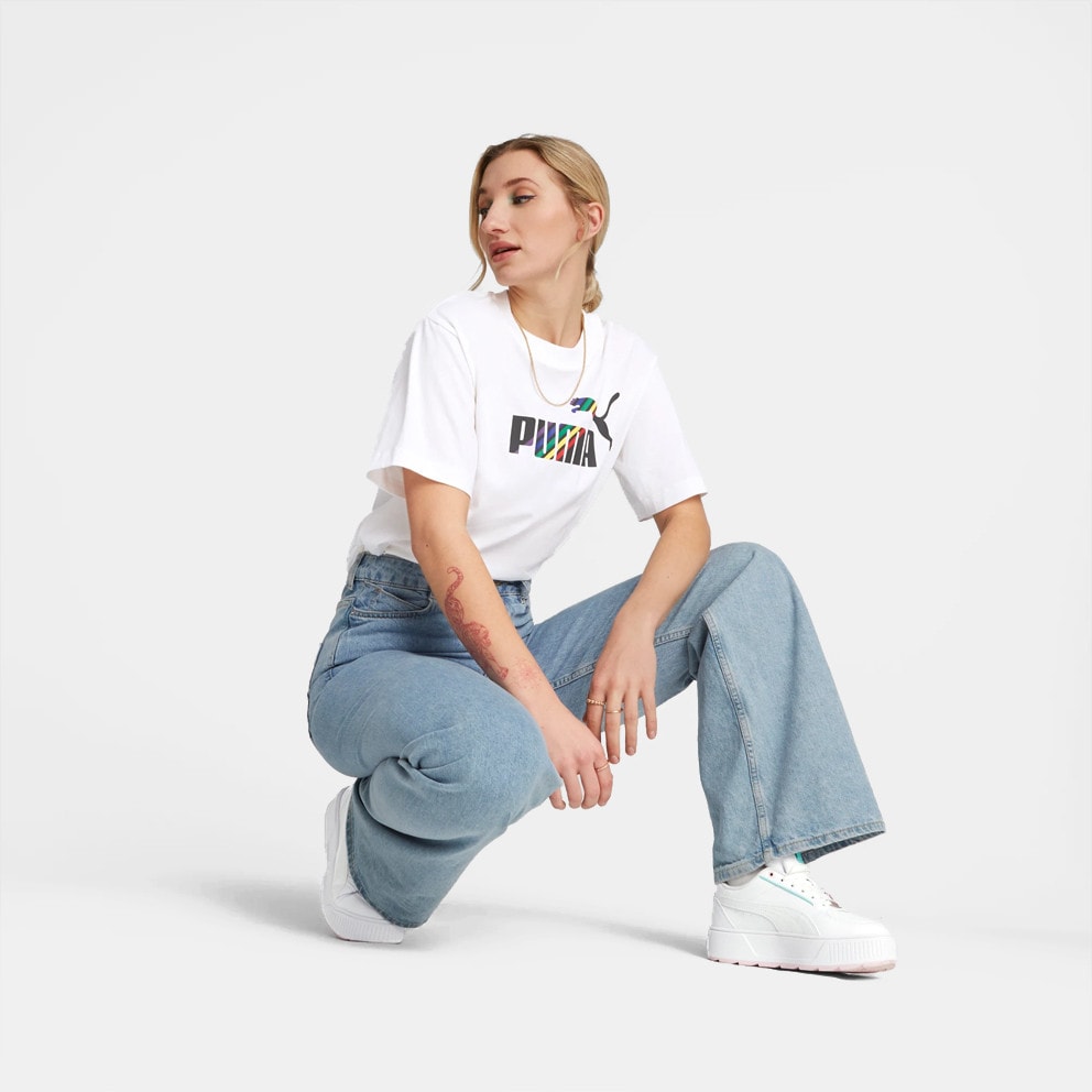 Puma Ess+ Love Is Love Women's T - 02 - shirt White 673669 - PUMA Classic  Cargo-Rock in Schwarz