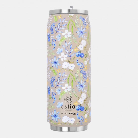 Estia "Save The Aegean" Travel Cup Θερμός με Καλαμάκι 500ml