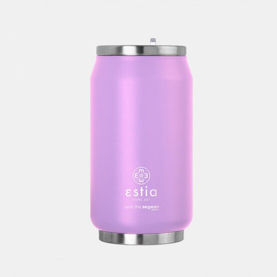 Estia Coffee "Save the Aegean" Ποτήρι Θερμός με Καλαμάκι 300ml