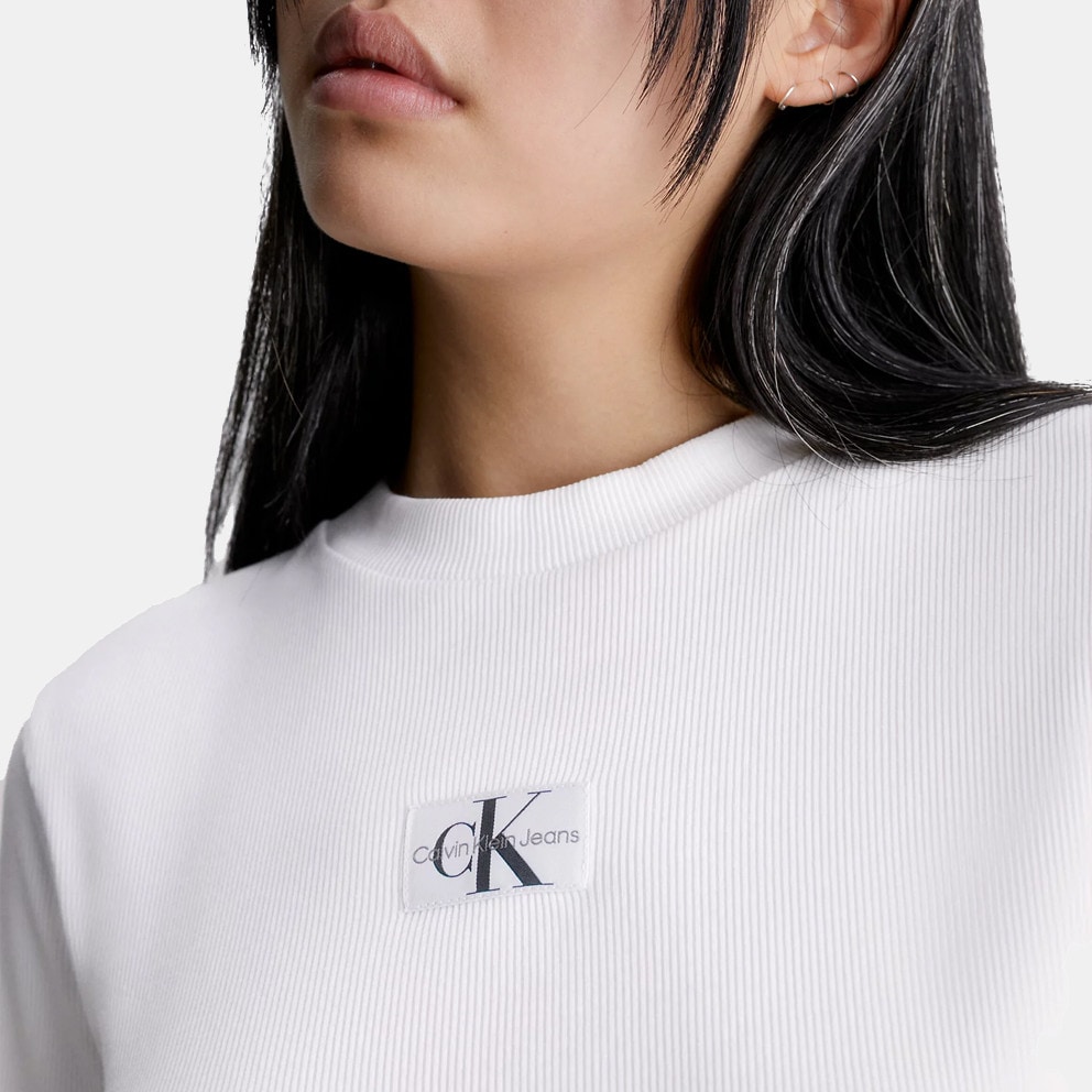 Calvin Klein Badge Rib Γυναικείο T-shirt