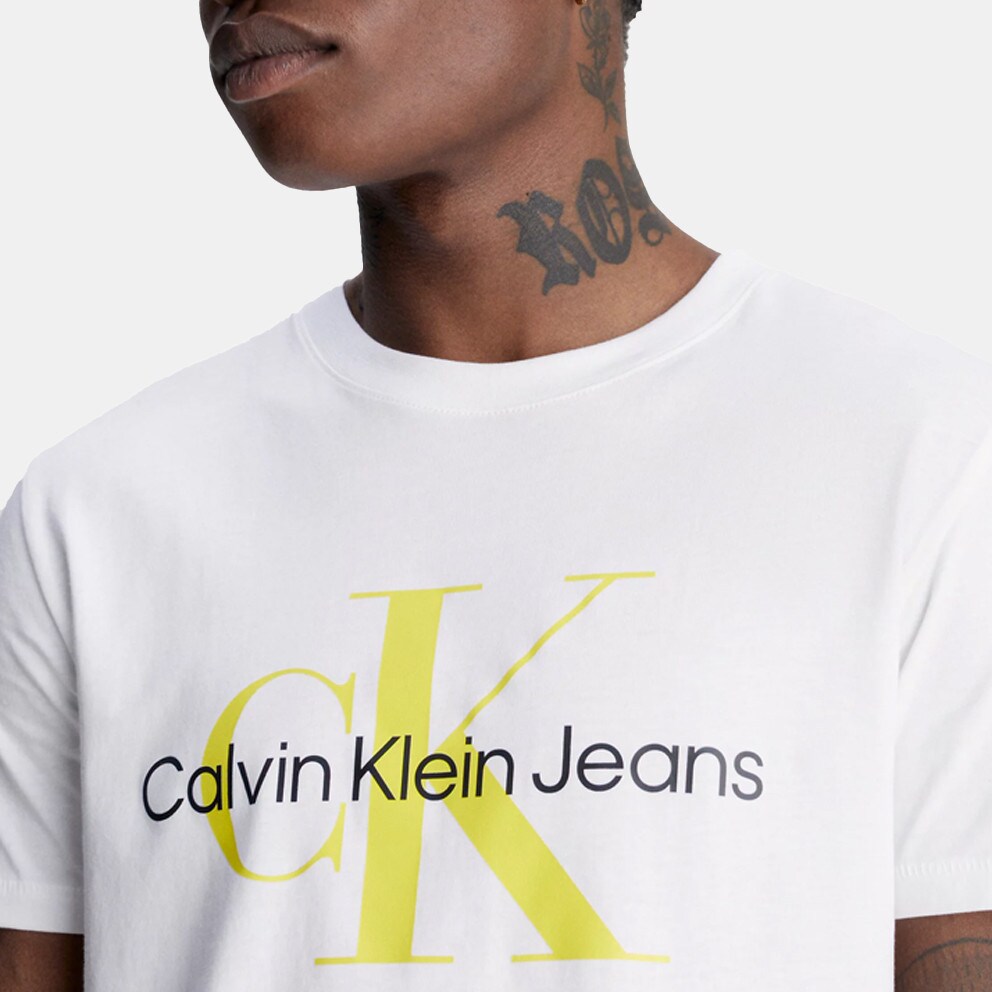 T clothing Girls - Calvin T J30J320806 -shirts White YAF shirt Seasonal Klein - klein - Monogram Calvin Men\'s