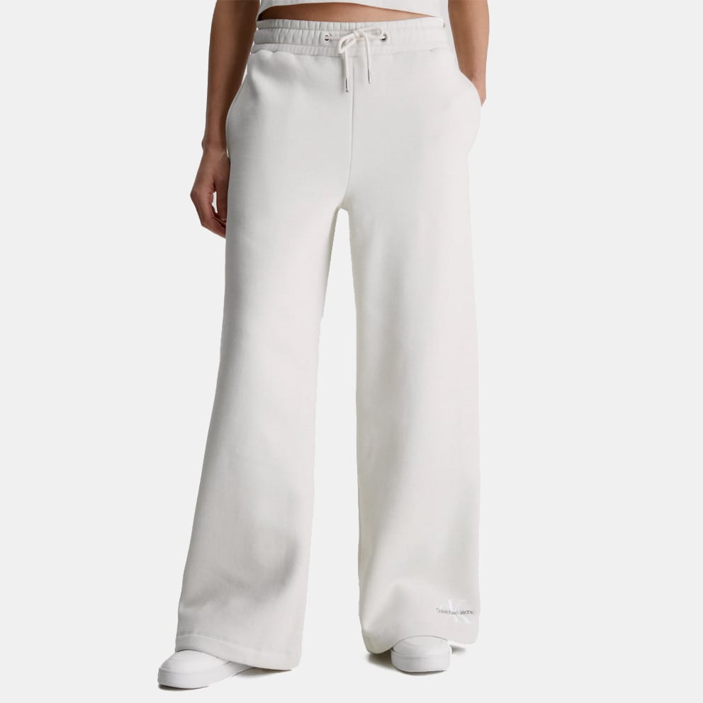 Calvin Klein Jeans FUR TRIMMED DOWN JACKET - ACF - Calvin Klein Monologo  Women's Sweatpants White J20J221296