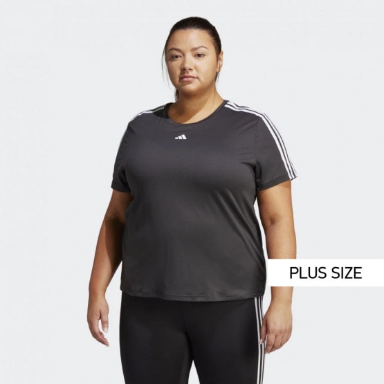 adidas Performance Aeroready Train Essentials 3-Stripes Γυναικείο Plus Size T-shirt