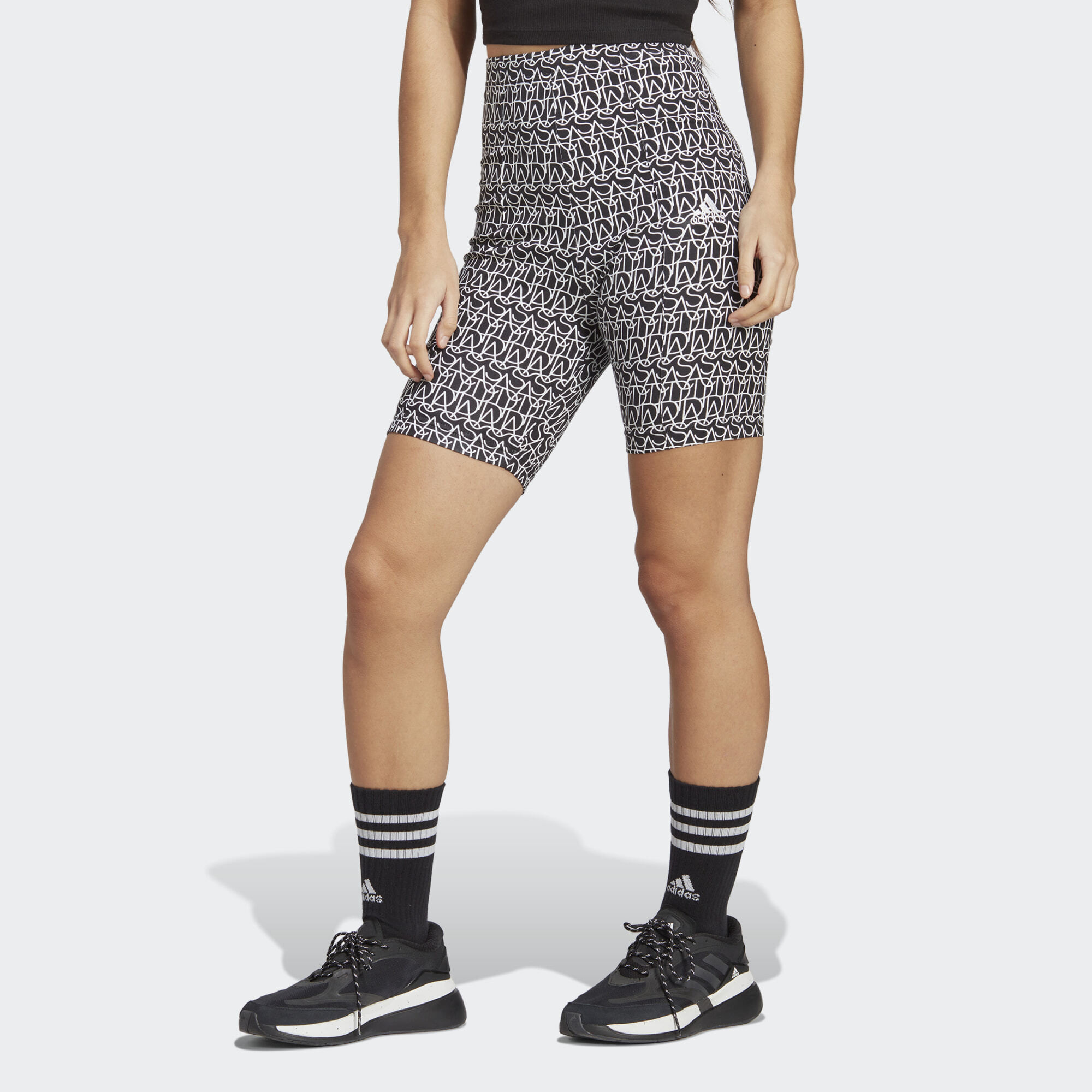adidas Allover adidas Graphic Biker Shorts (9000158404_63164)