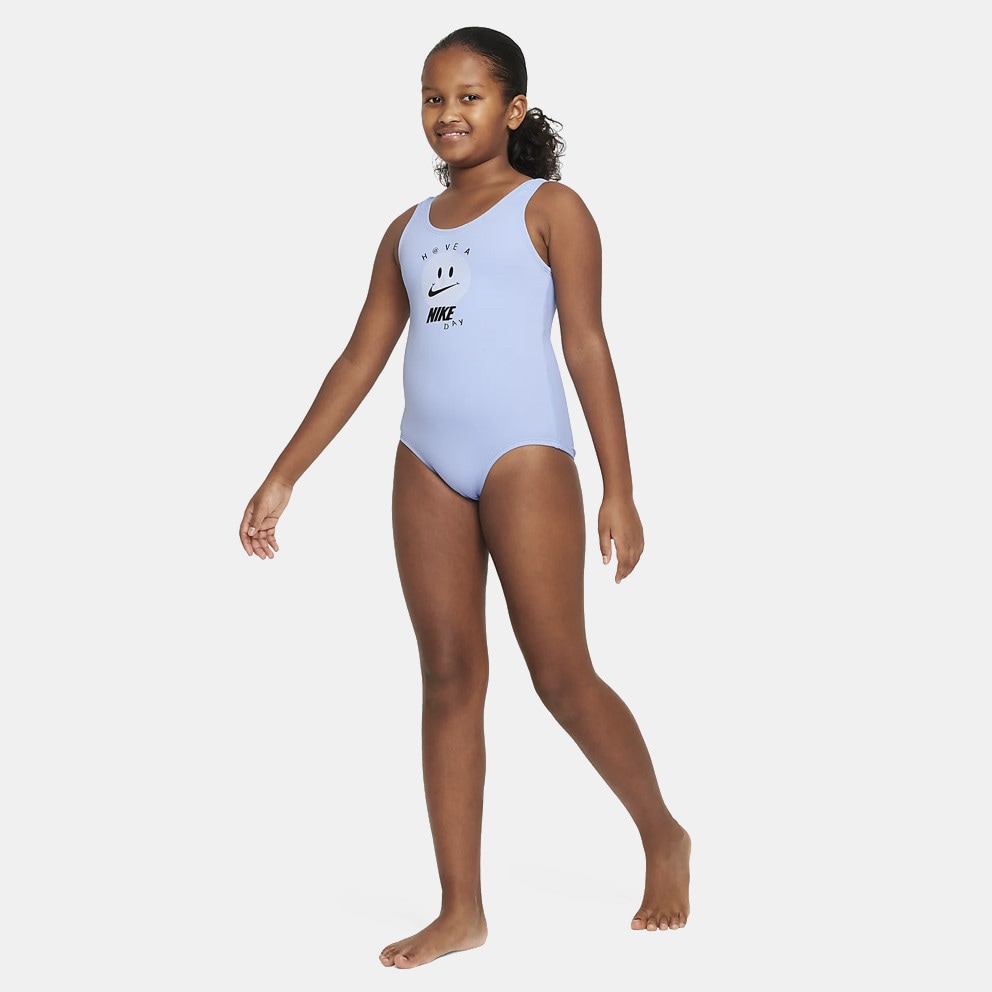 Nike U Back One Piece Kids Swimwear Blue NESSD722 451
