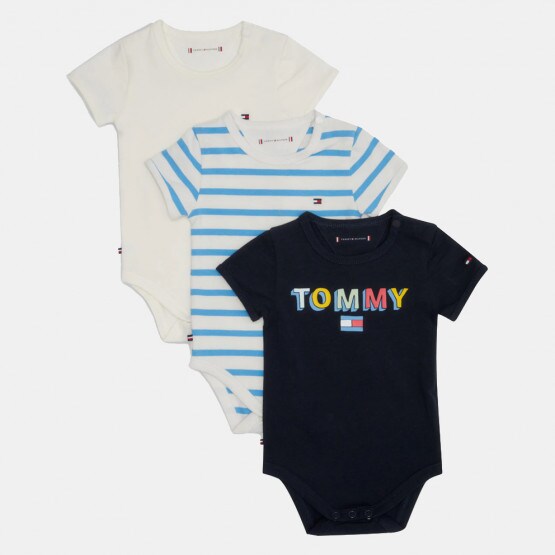 Tommy Jeans 3- Pack Giftbox Βρεφικά Κορμάκια