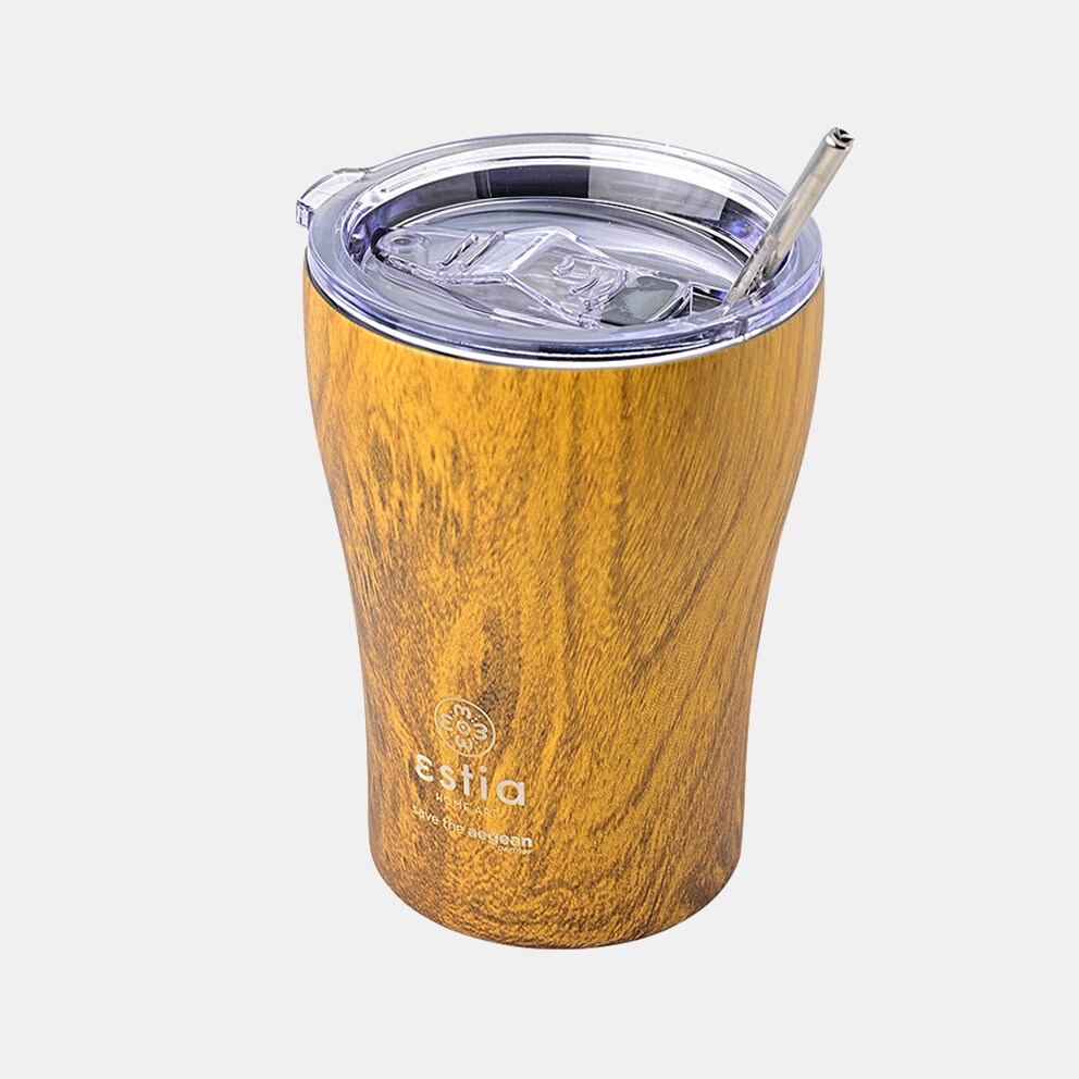 Estia "Save The Aegean" Coffee Mug με Καλαμάκι 350ml