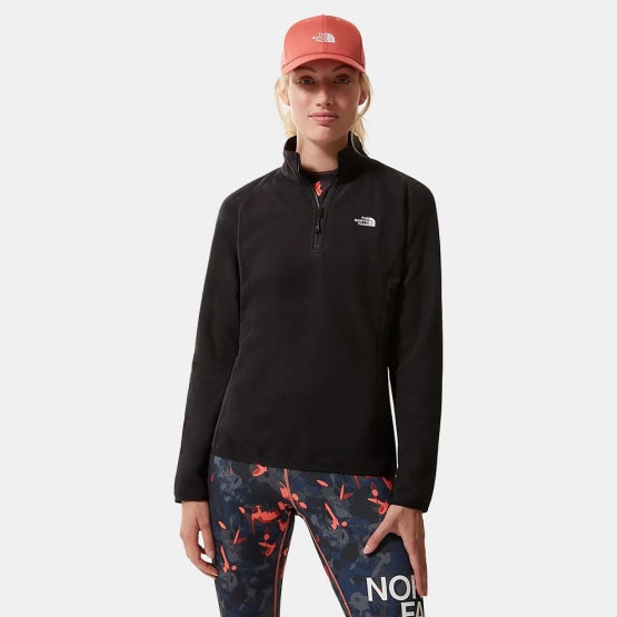 The North Face W 100 Glacier 1/4 Zp Tnf Black