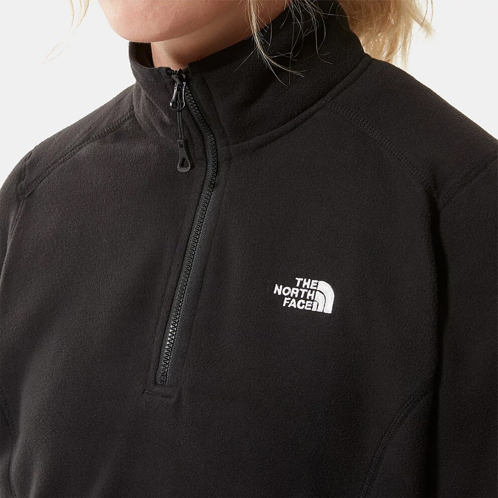 The North Face W 100 Glacier 1/4 Zp Tnf Black