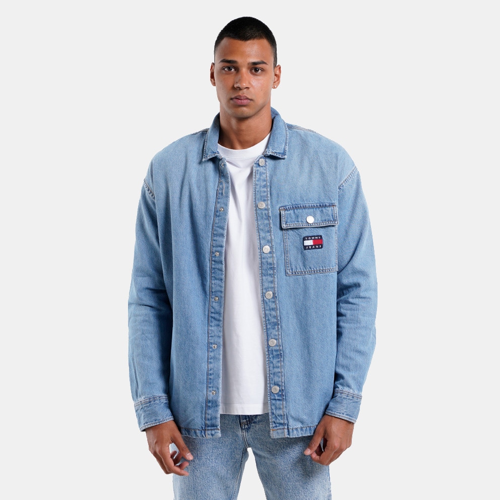 Tommy Hilfiger Original Marineblå g-streng i bomuld - 1A4 - Tommy Jeans Tjm  Classic Denim Men's Shirt Light Blue DM0DM16598