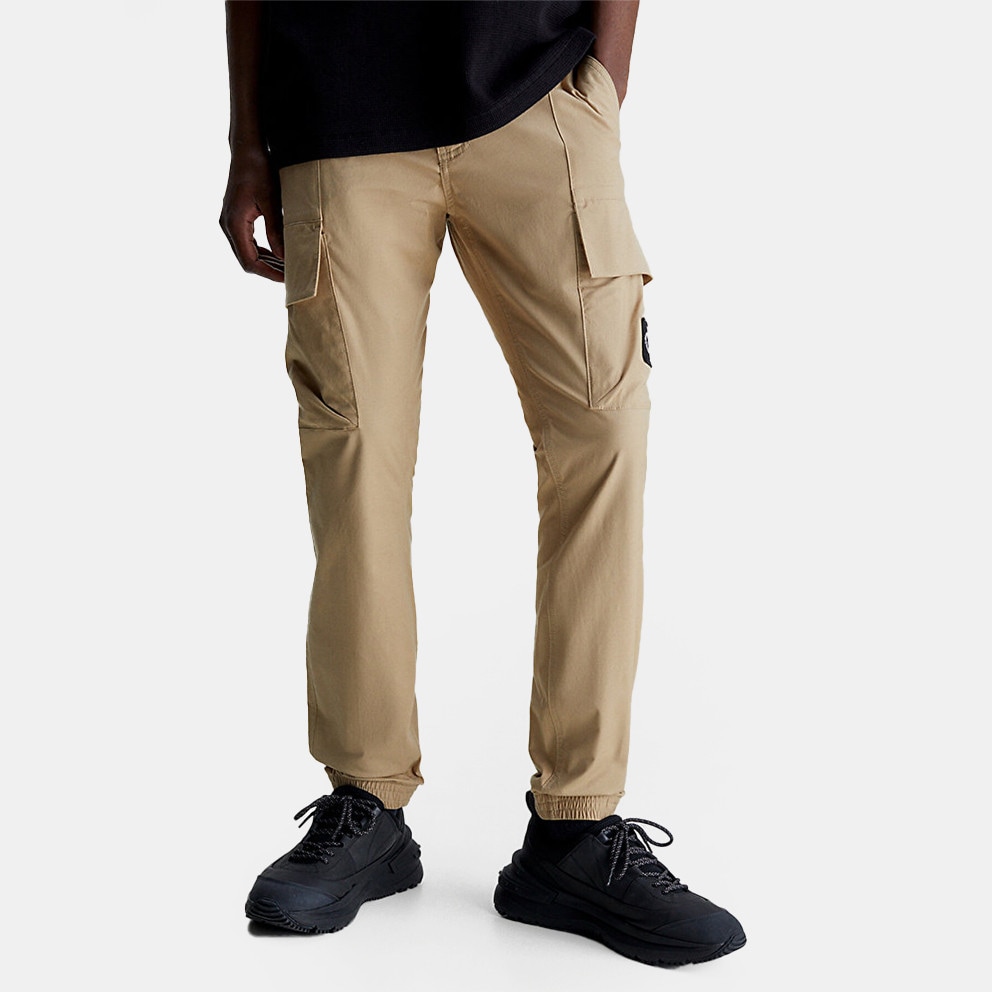 PF2 - r8837 Calvin Klein Skinny Washed Men's Cargo Pants Beige