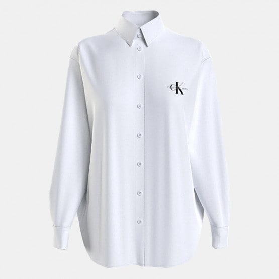 Calvin Klein Monologo Oversized Fit Ανδρικό Πουκάμισο