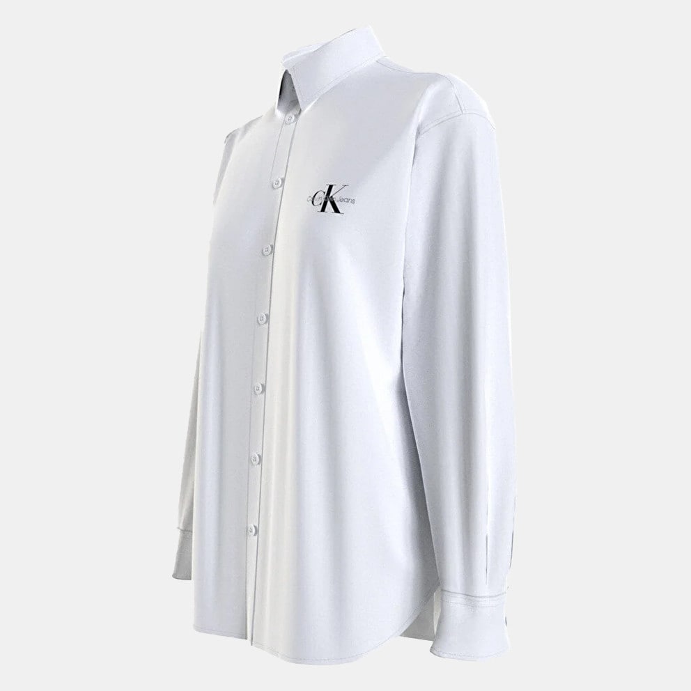 Calvin Klein Monologo Oversized Fit Ανδρικό Πουκάμισο