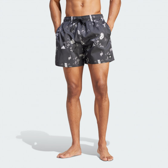 adidas Brand Love Clx Short-Length Swim Shorts