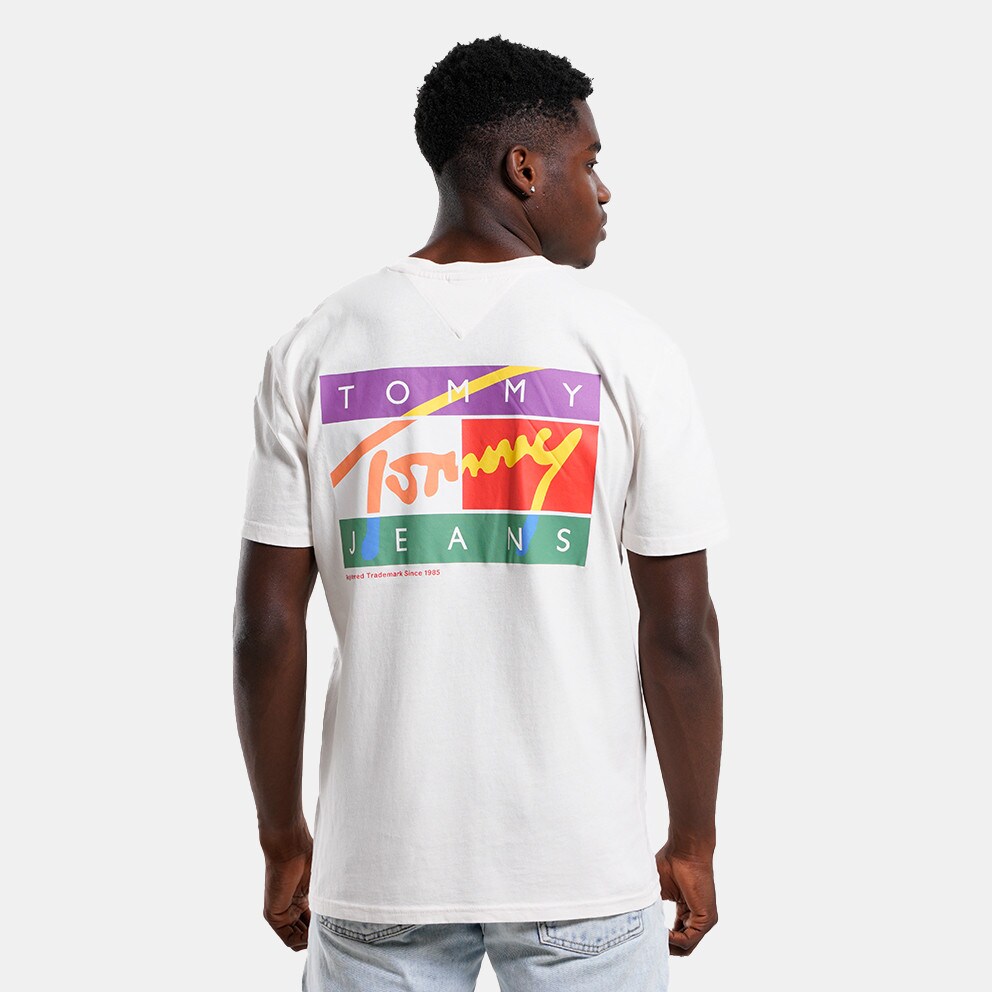 shirt White DM0DM16827 YBH chaqueta tommy jeans reversible