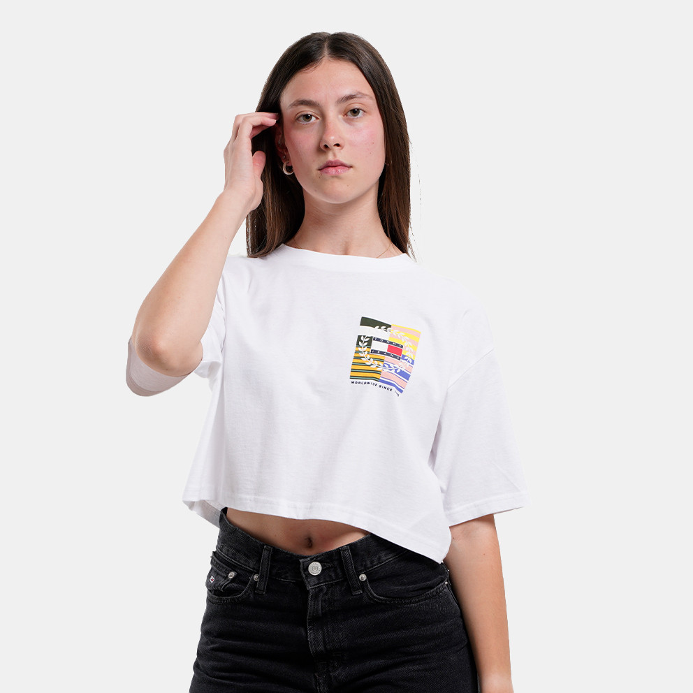 Tommy Jeans Cropped Γυναικείο T-shirt