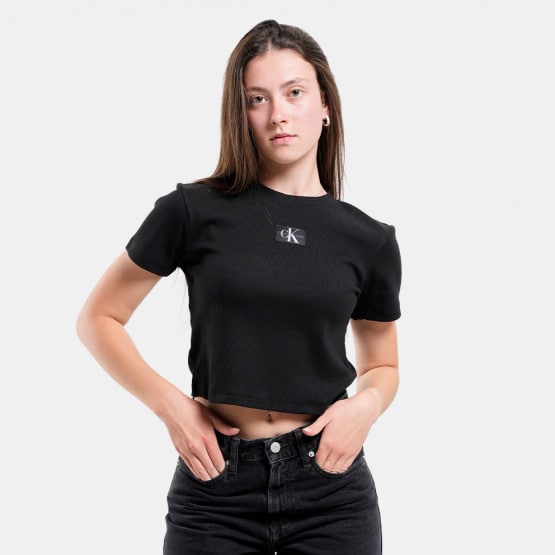 shirt Black J20J221595 - BEH - Portafoglio grande da donna CALVIN KLEIN Ck  Must Ziparound Lg K60K606698 BAX - Calvin Klein Badge Rib Women's T