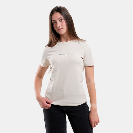 Calvin Klein Monologo Slim Fit Γυναικείο T-shirt