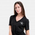 Calvin Klein Monologo Slim V-Neck Γυναικείο T-shirt