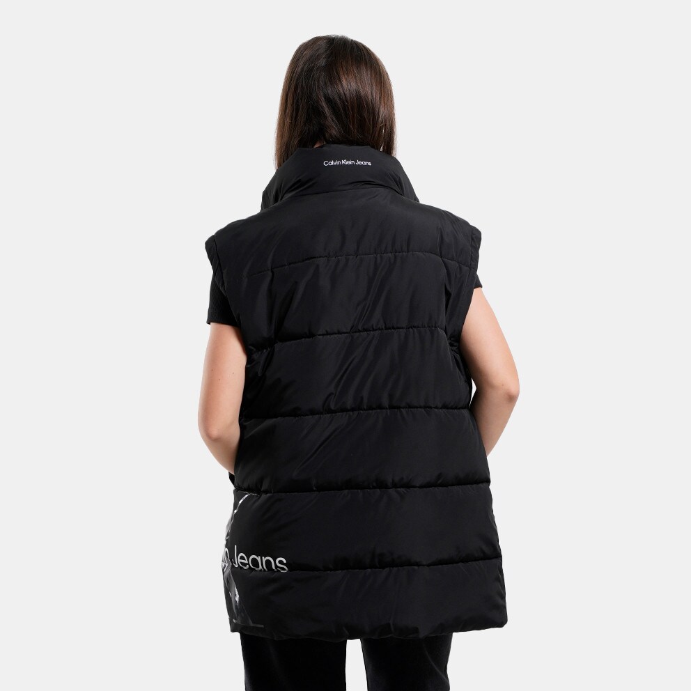 Calvin Klein Blown Up Ck Long Vest Ck Black J20J221734-BEH