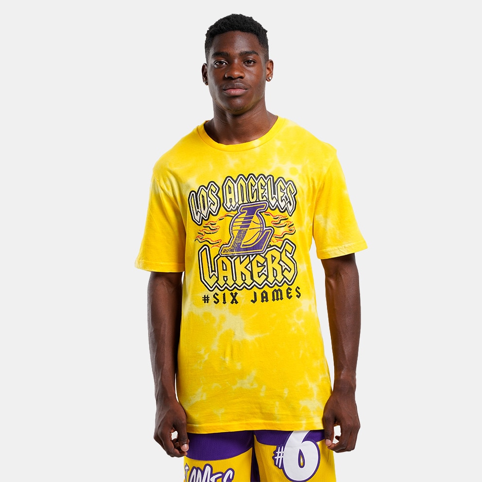 NBA LeBron James Los Angeles Lakers School Of Rock Men's T - LAK06