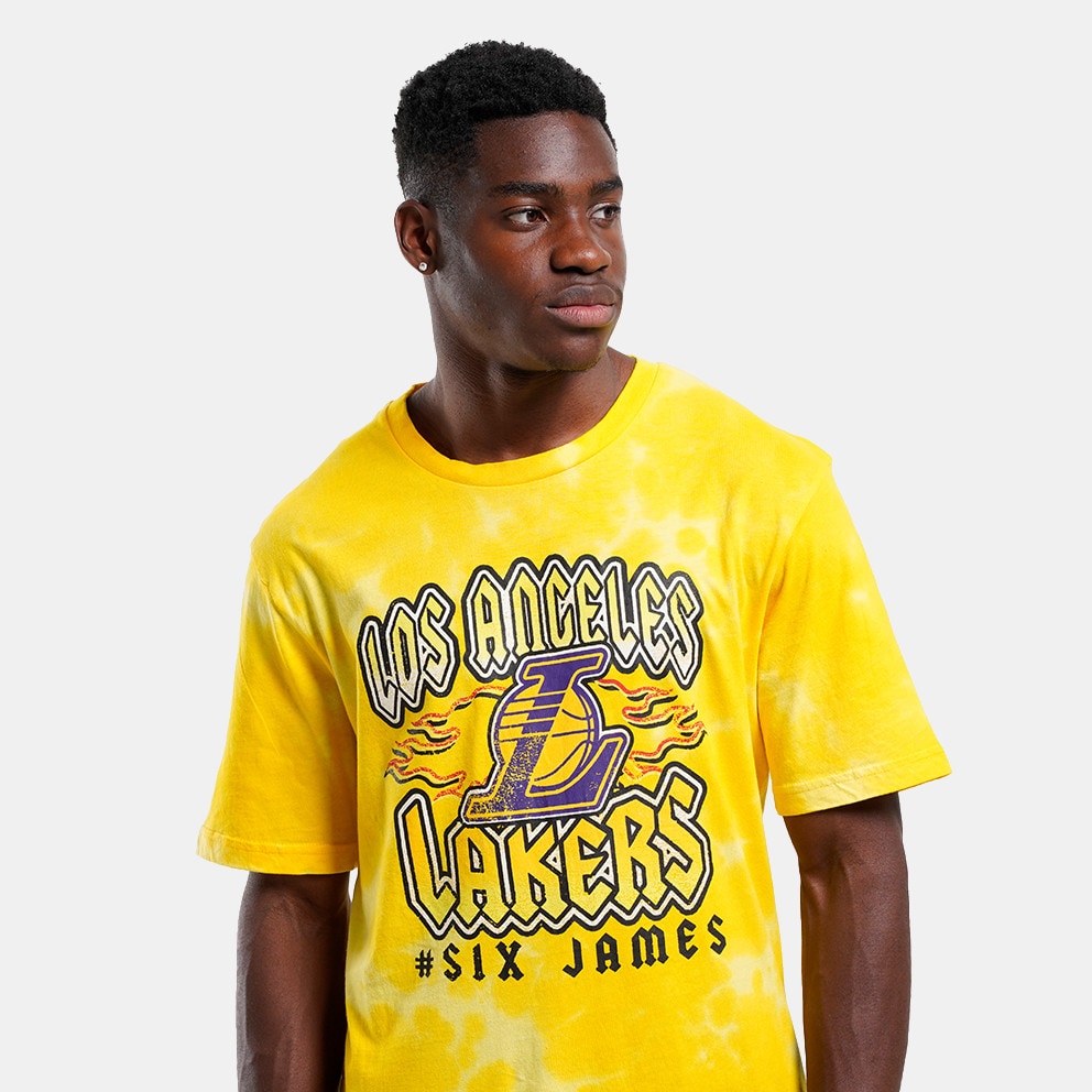 LA Lakers NBA Shirt Shorts Outfit Men's Size Large Purple Yellow LeBron  James