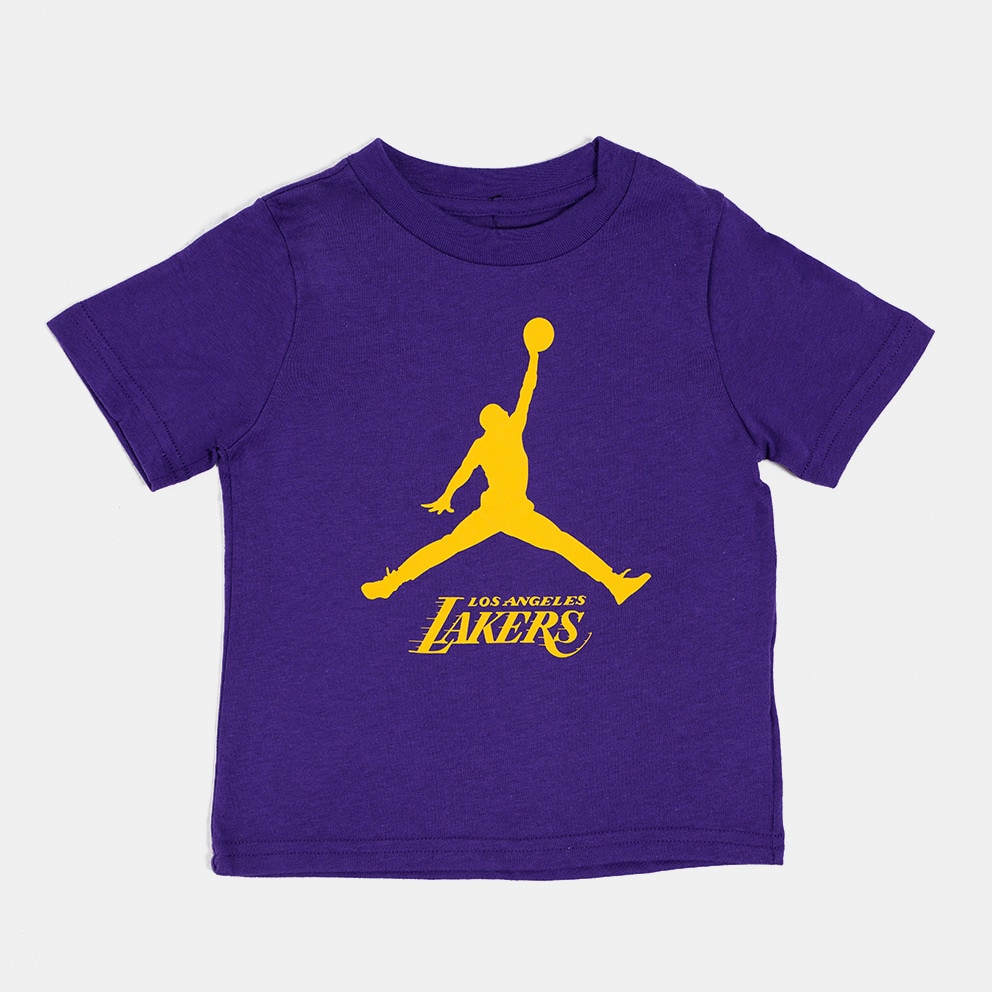 Purple and sales yellow jordan shirt