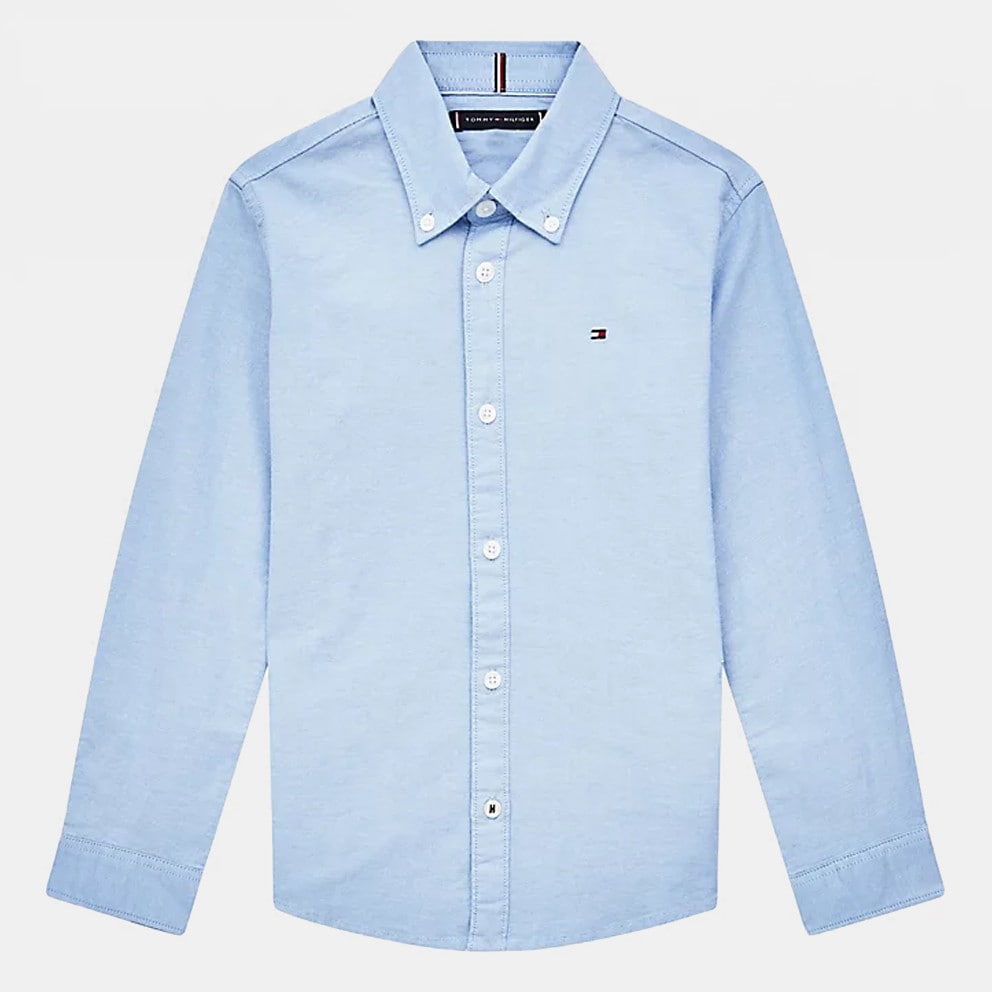 Tommy Jeans Stretch Oxford Regular Fit Παιδικό Πουκάμισο
