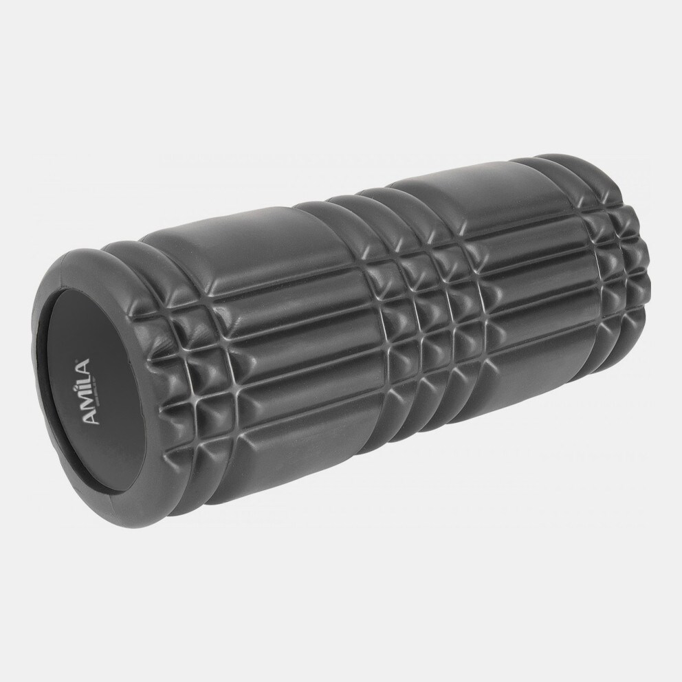 Amila Κυλινδρος Foam Roller Eva 14*33Cm Μαυρο