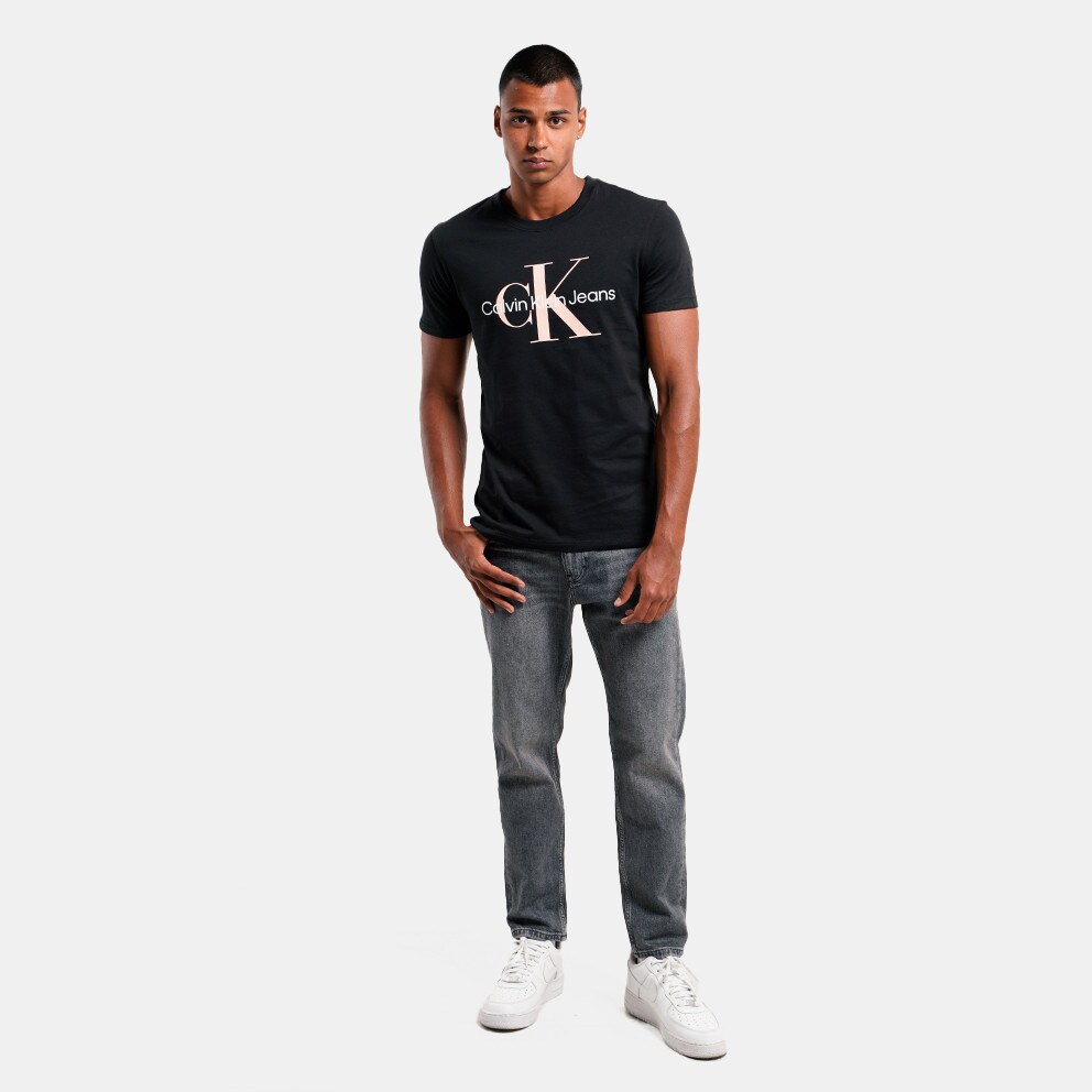 Calvin klein Felpa Monogram Logo - shirt Black J30J320806 - BEH - Calvin  Klein Seasonal Monogram Men's T