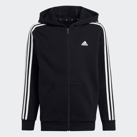 adidas Essentials 3-Stripes Fleece Full-Zip Hoodie