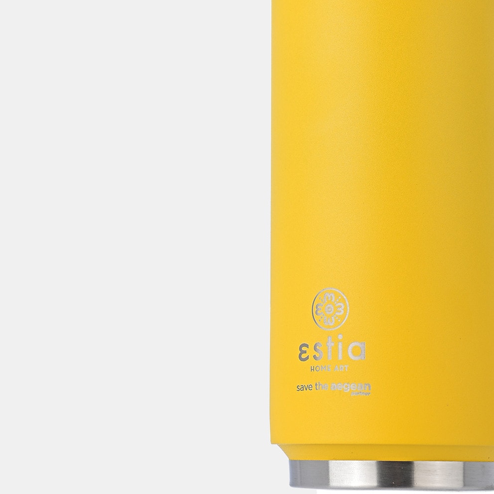 Estia "Save The Aegean" Travel Cup Θερμός με Καλαμάκι 500ml