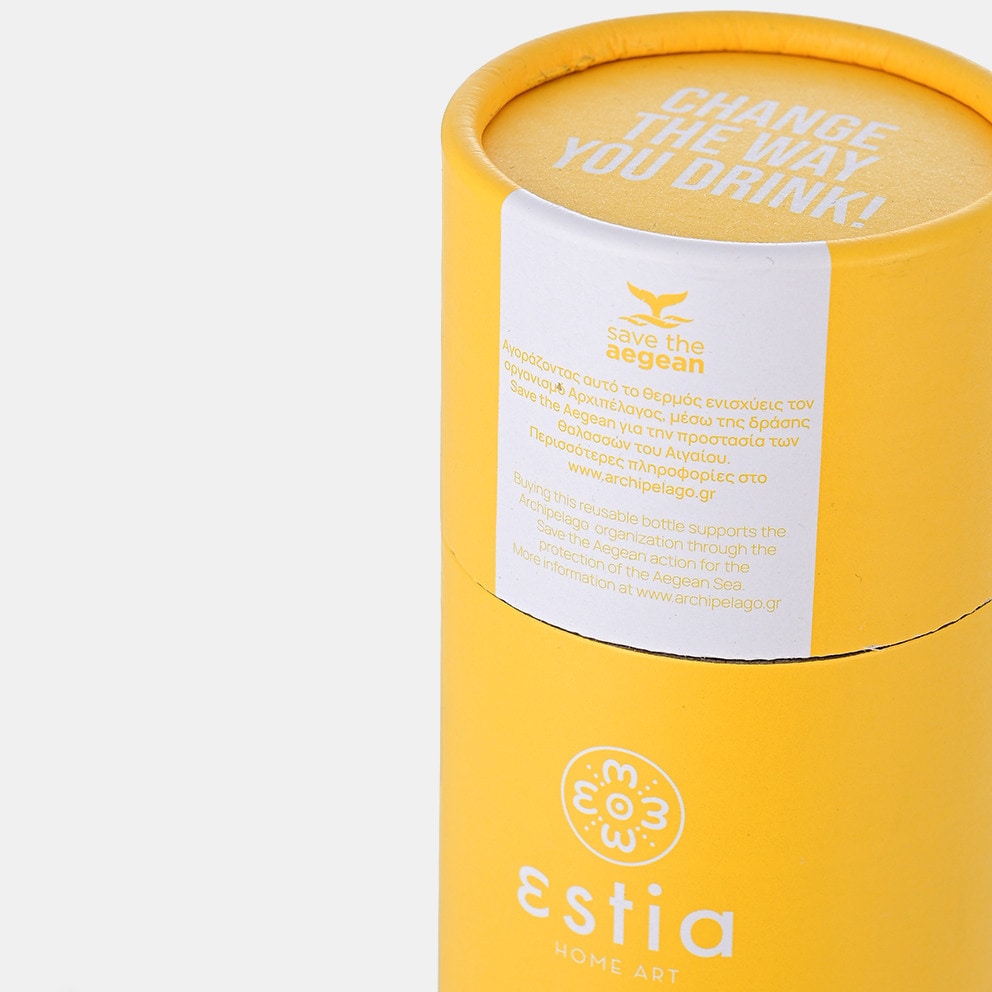 Estia "Save The Aegean" Travel Cup Θερμός με Καλαμάκι 500ml