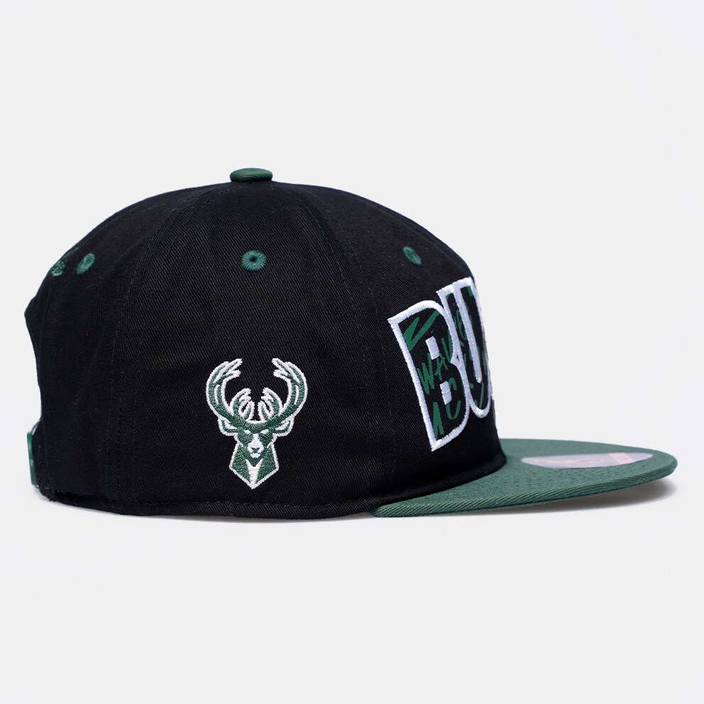 NBA Print Applique Deadstock Milwaukee Bucks Παιδικό Καπέλο