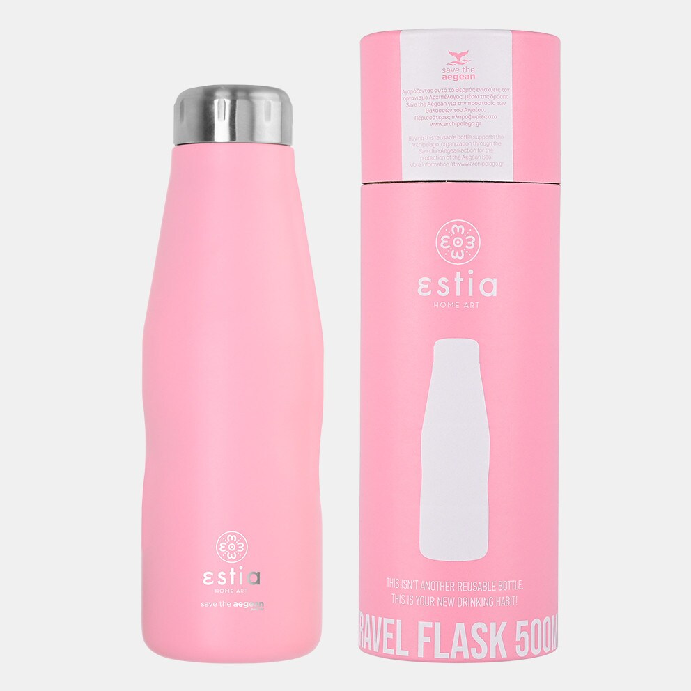 Estia ''Save The Aegean'' Travel Flask Insulated Bottle 500ml