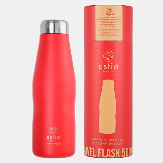 Estia ''Save The Aegean'' Travel Flask Insulated Bottle 500ml