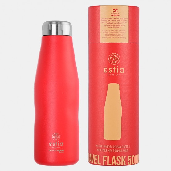 Estia ''Save The Aegean'' Travel Flask Μπουκάλι Θερμός 500ml