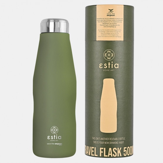 Estia ''Save The Aegean'' Travel Flask Μπουκάλι Θερμός 500ml