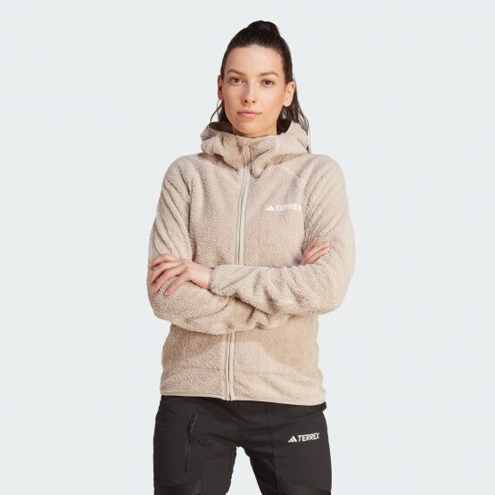 adidas terrex terrex techrock reversible high pile fleece hooded